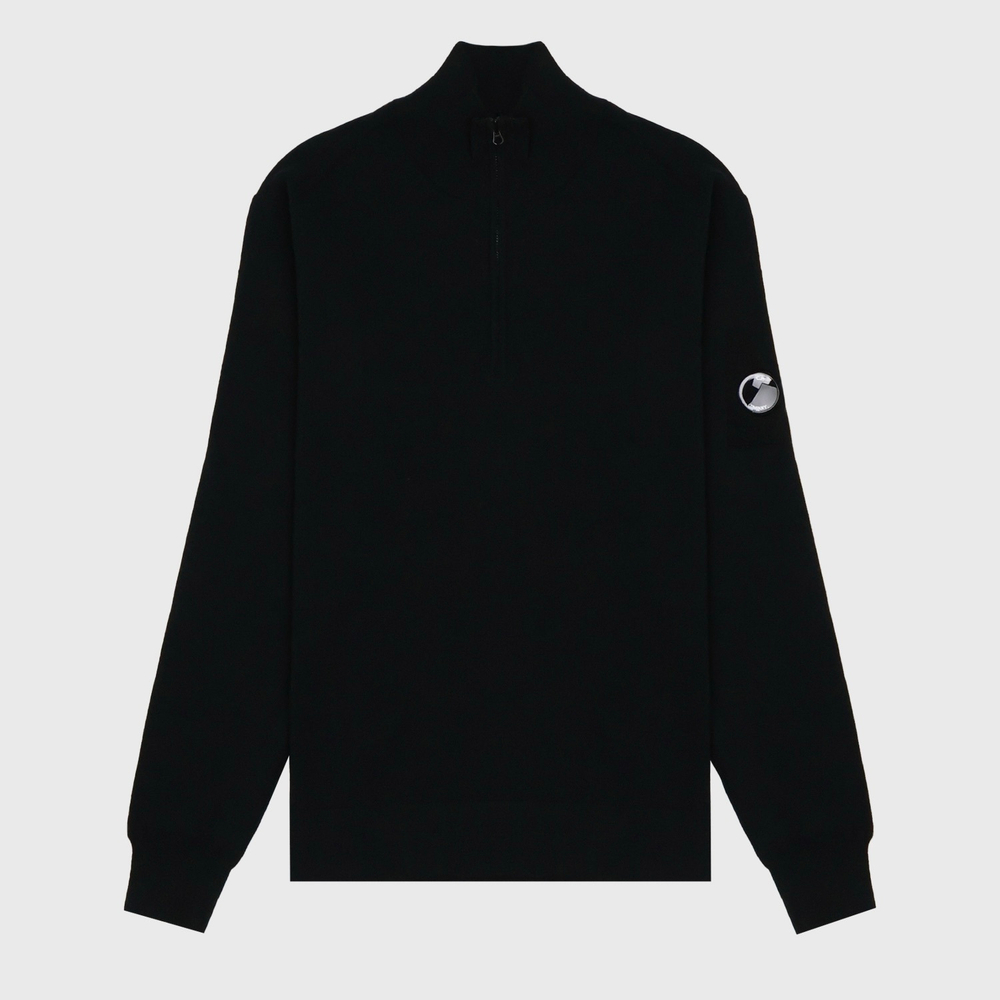Свитер C.P. Company 1/4 Zip Black