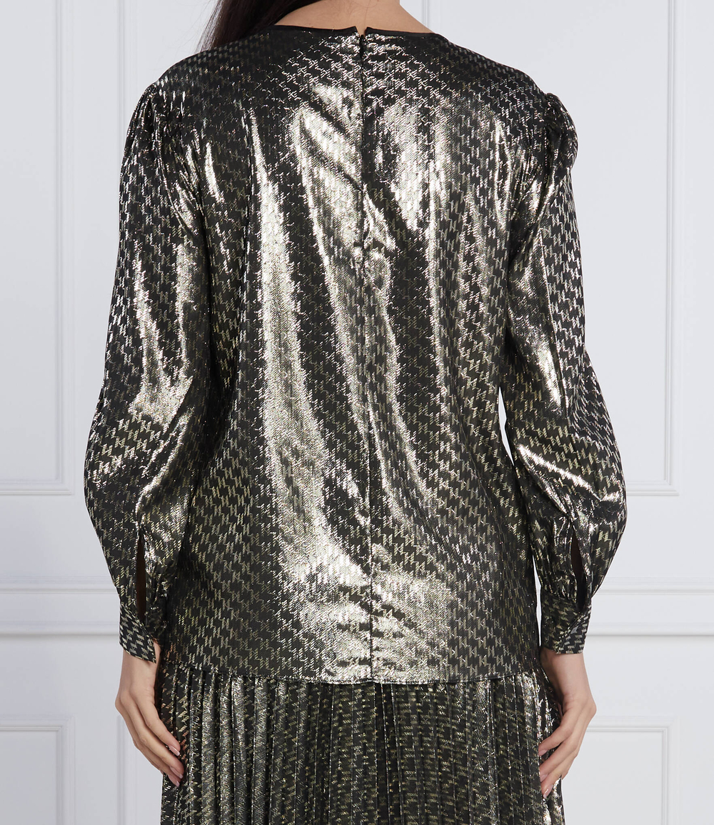 блузка lurex monogram Karl Lagerfeld - черный(226W1609)