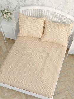 Постельное белье Сказка "Скандинавия/Вязание" 1,5-сп Наволочка 50х70 см 1 шт Простынь на резинке 90х200 см Пододеяльник 145х215 см, перкаль