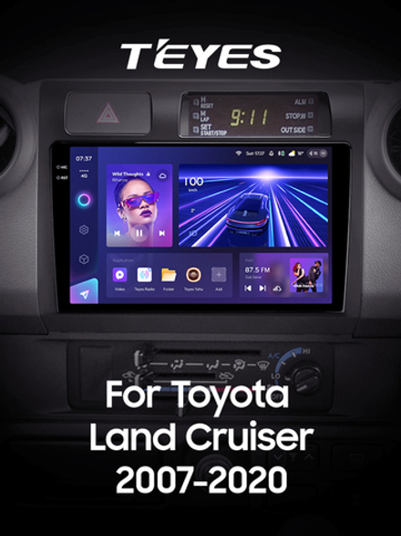 Teyes CC3 2K 9"для Toyota Land Cruiser 70 2007-2020