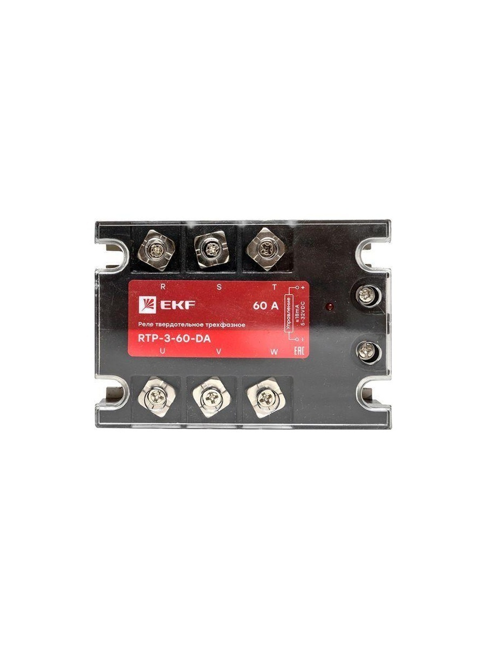 Реле твердотельное трехфазное RTP-60-DA PROxima EKF rtp-3-60-da