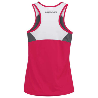 Футболка для девочки теннисная Head Club 22 Tank Top G - magenta