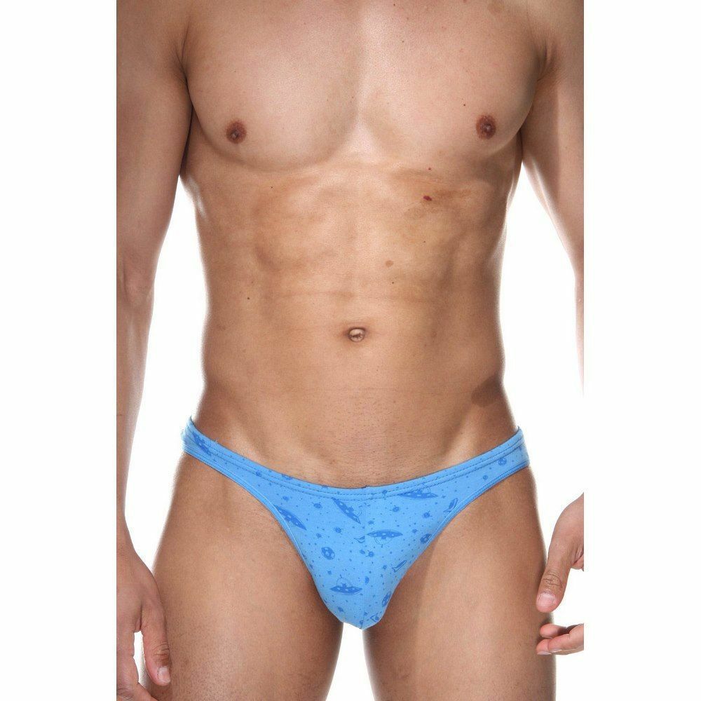 Трусы мужские стринги голубые Blue Alien DARKZONE DZN6629