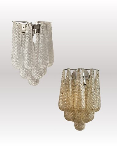 Элегантное настенное бра из венецианского стекла в двух расцветках