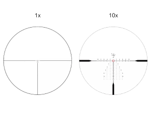 Прицел Vector Optics Continental 34mm ED 1-10x28 FFP, VET-CTR (MIL) (SCFF-47)