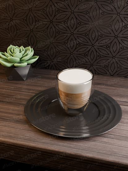 Набор стеклянных стаканов 2 шт. 100 мл. Kamille KM 9013 с двойными стенками