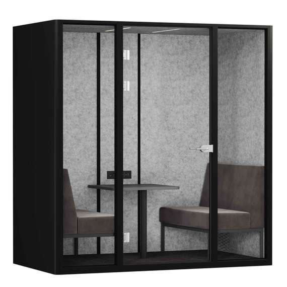 SoundCube RV QUATTRO з/с-глухая SDC-2.2-WA Черный/Зимний Лес/Черный/Антрацит/Прозрачный/Серый 2200*14