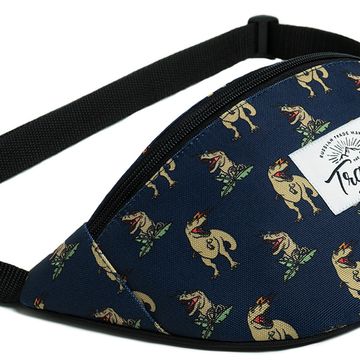 Поясная сумка Travel. Динозавр. Синий