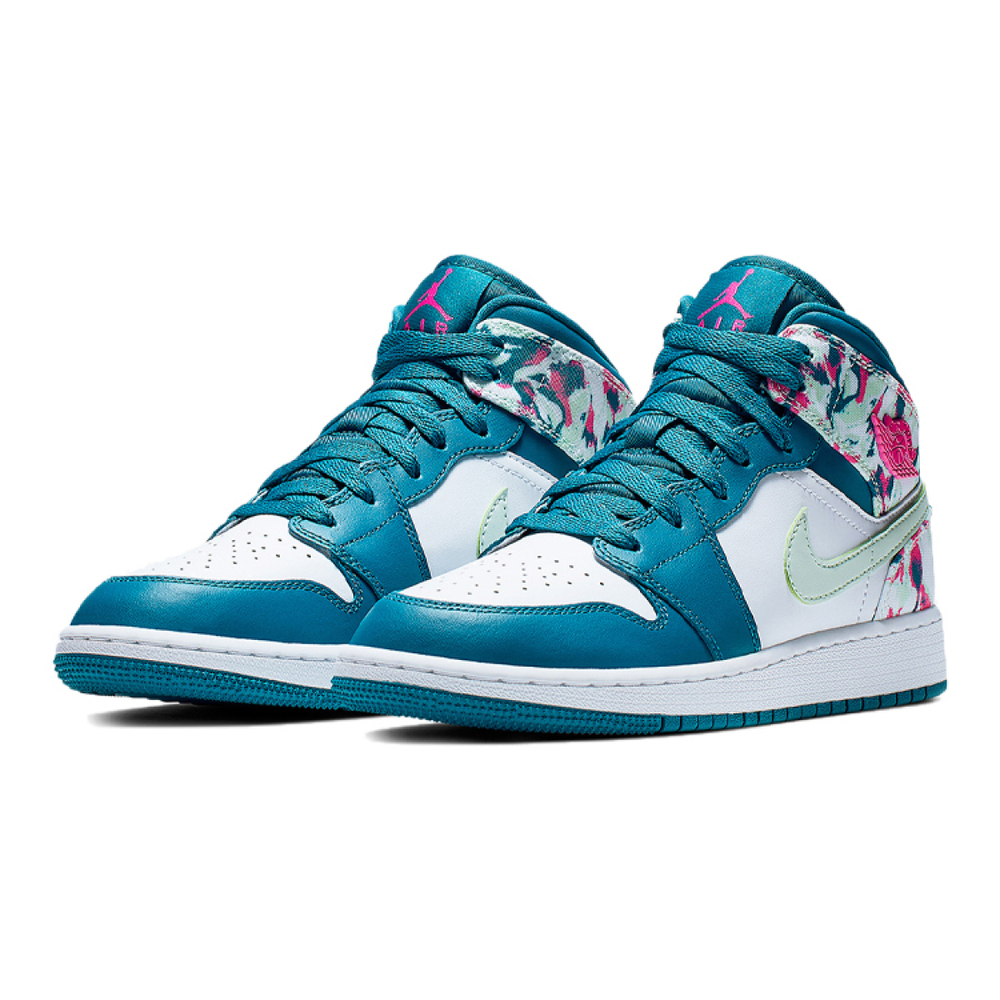 Кроссовки Air Jordan 1 Mid GS Paint Stroke