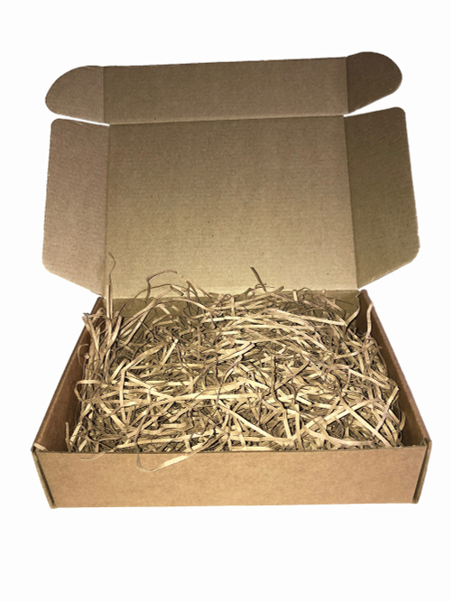 BARBARO Подарочная брендированная коробка крафт большая  (200*150*50)