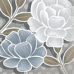 ДЕКОР FLORE GRIS 20X20 ОТ VIVES