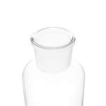 Цилиндр мерный стеклянный с пластиковой пробкой, 2000 мл, с круглым стеклянным основанием
