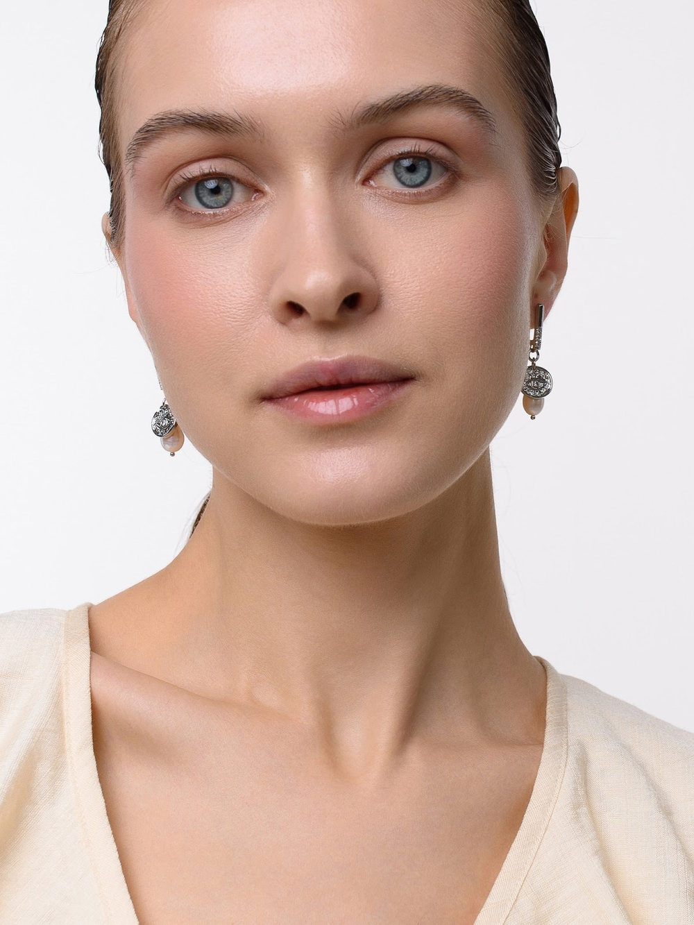 Серьги "Eye royal" Silver