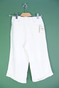 Бриджи Zara из льна белые, маркировка S, визуально 44 размер, новые