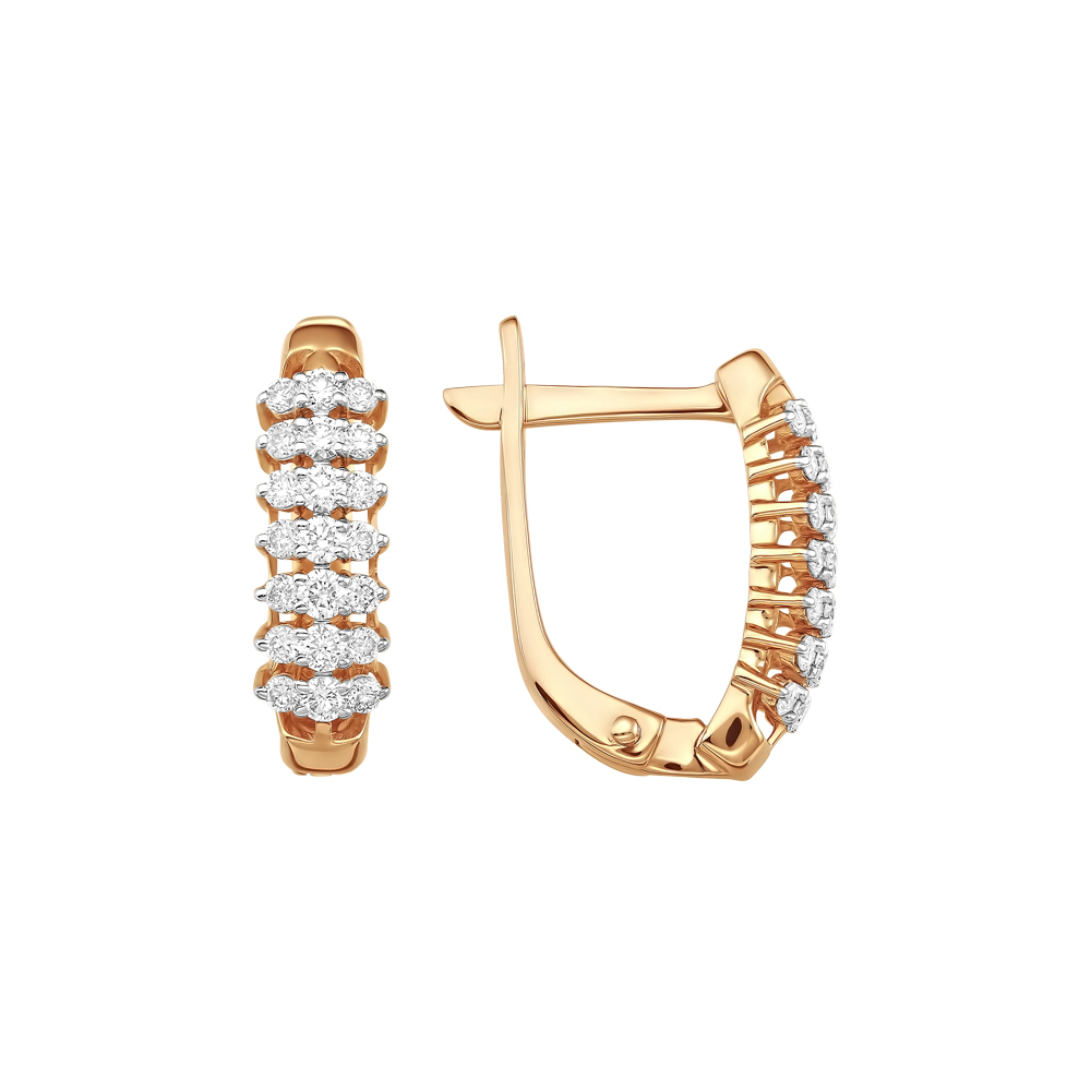Серьги из золота 585 пробы
