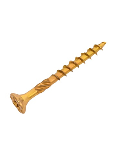 Конструкционный саморез Gigant желтый цинк 4x40 пот/г TORX 500 шт 123821