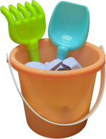 Набор для песочницы 9предм. ведерко, совок, грабельки, формочки, сет. "AVGDейка"