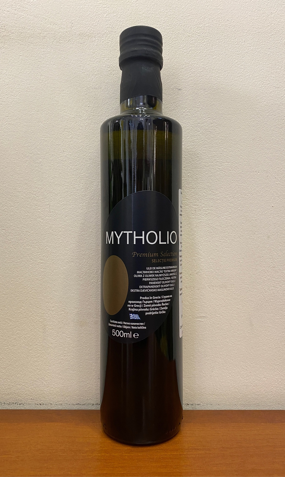 Оливковое масло греческое MYTHOLIO Extra Virgin Premium Selection, 500 мл, Греция
