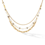 Колье-трансформер 4-in-1 Coeur de Lion White-Gold 4523/10-1416
