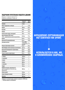 Изотоник Biosteel Hydration Mix Голубая малина, 315 г, 45 порций