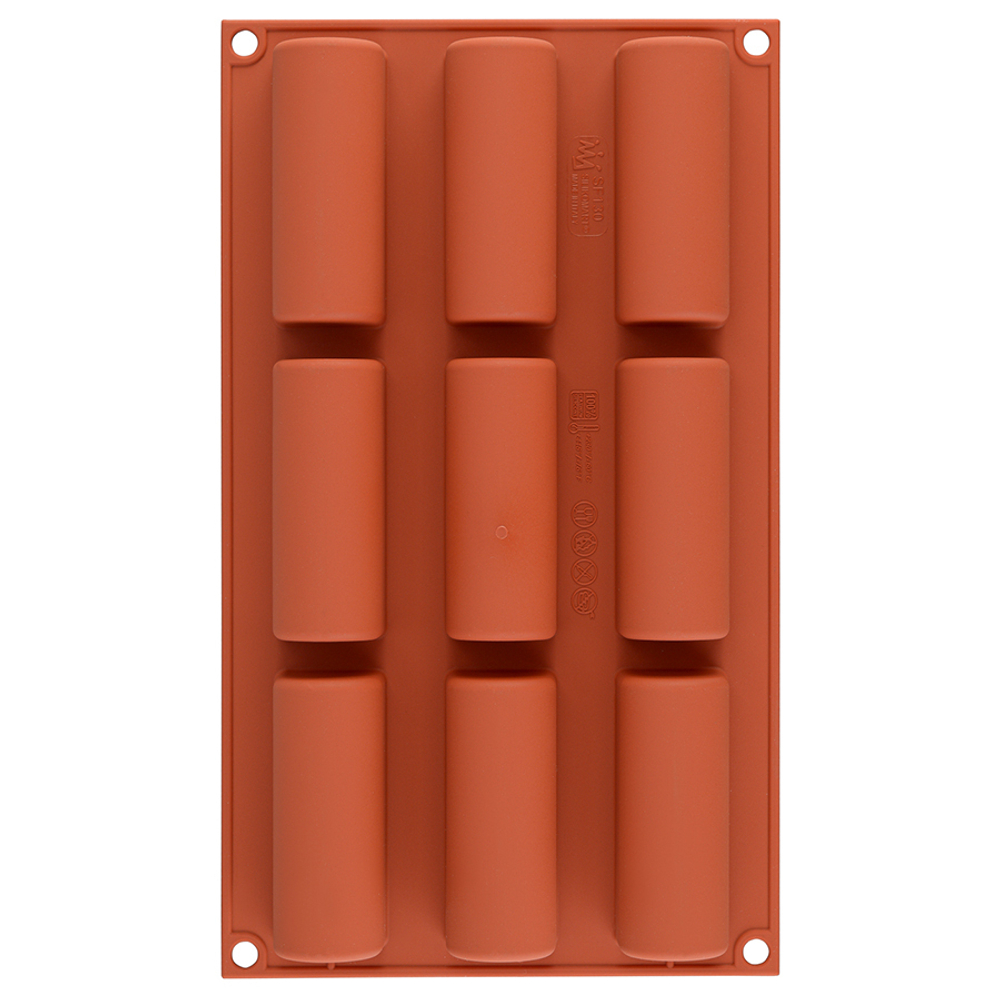 Форма силиконовая для приготовления пирожных и конфет midi buche, 17х30 см