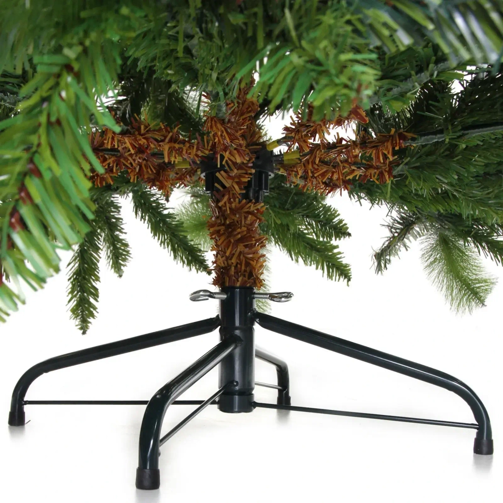 Елка «Праздничная» 210 см, ПВХ+леска (1315 веток)