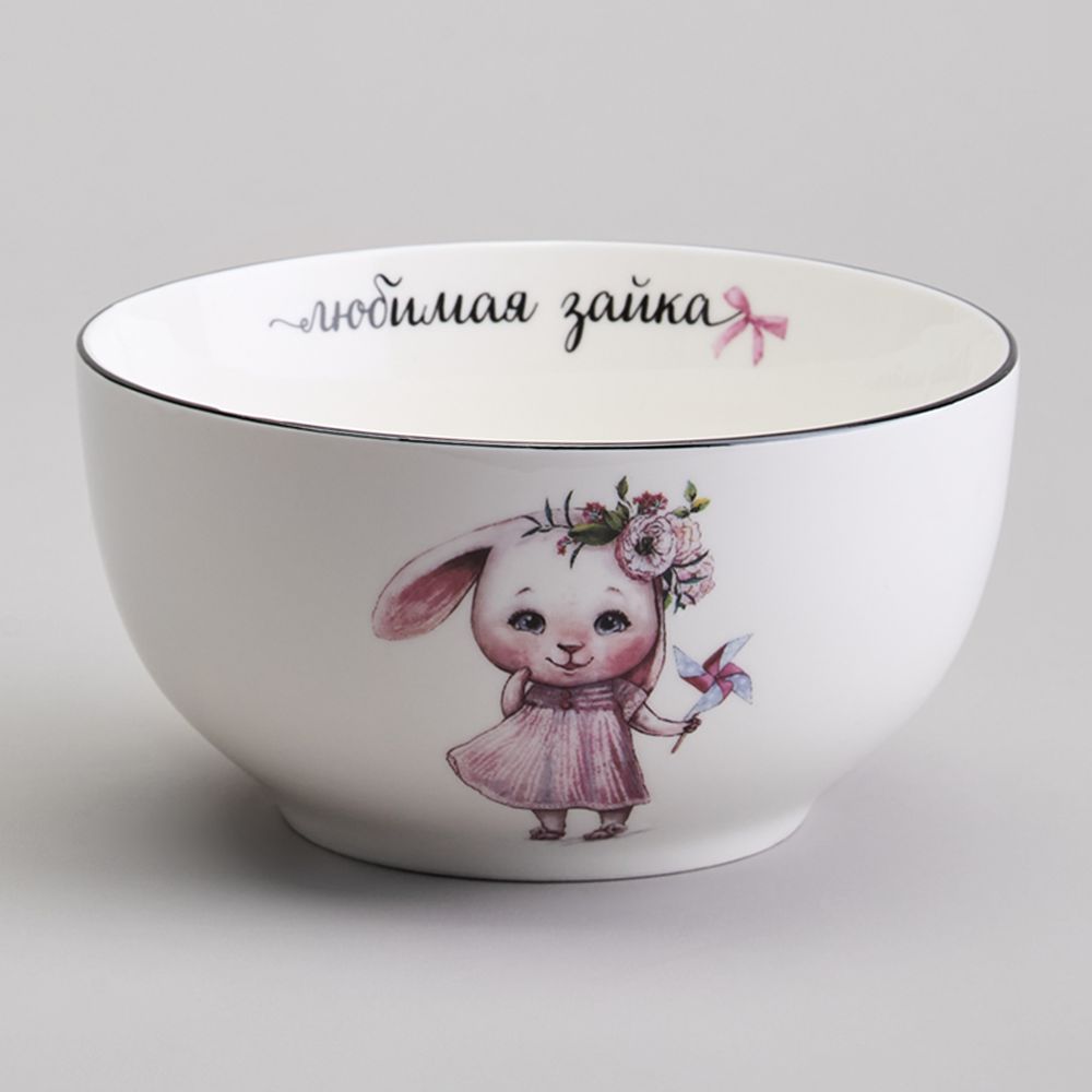 НАБОР ПОСУДЫ LEFARD МОЯ ЗАЙКА, 3 ПР.: САЛАТНИК 470МЛ, ТАРЕЛКА 20СМ, КРУЖКА 220МЛ