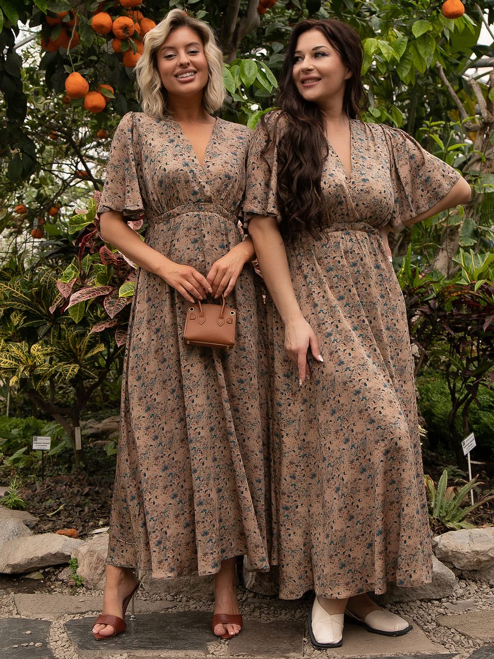 Платье Летняя грация (беж) П15607-1М LT Collection