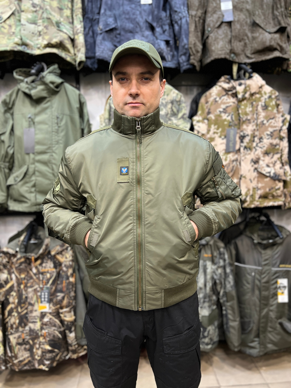 Бомбер Пилот 7.62 Armyfans Зимний Олива