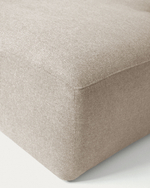 Диван 3-х местный Blok с правым шезлонгом бежевый 300 см