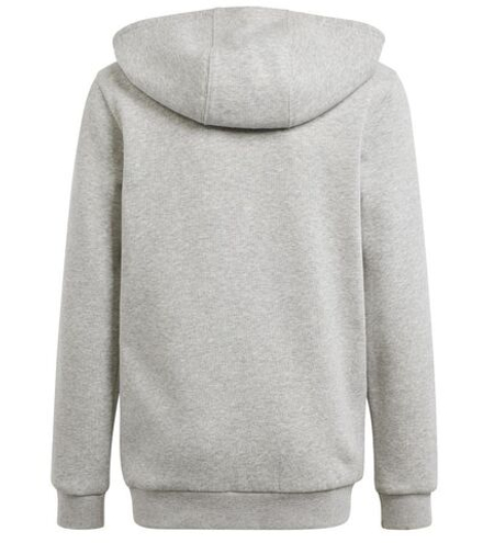 Детская теннисная толстовка Adidas Kids 3 Stripes Full-Zip Hoodie - grey
