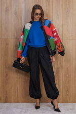 Бомбер черный