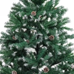Ёлка «Зимний вечер» 210 см, ПВХ с шишками (1400 веток)