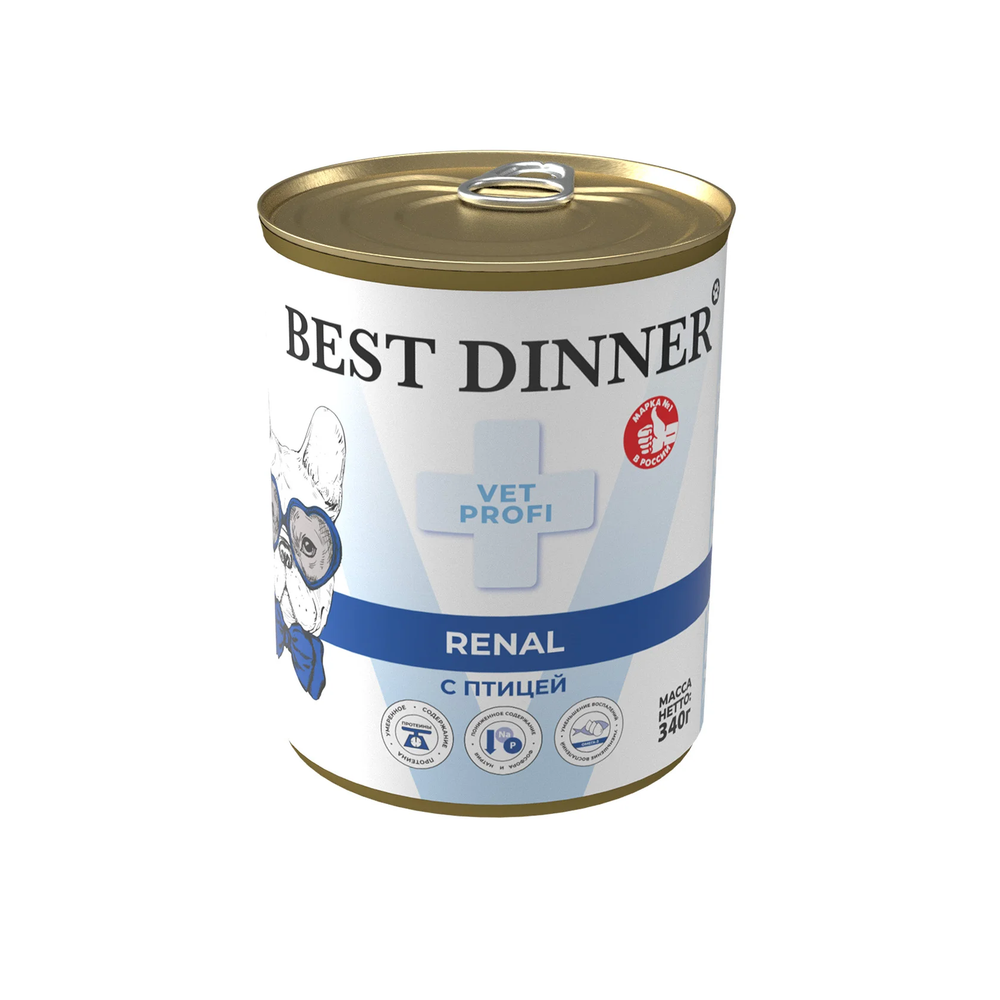 Best Dinner Vet Profi Renal с птицей для собак