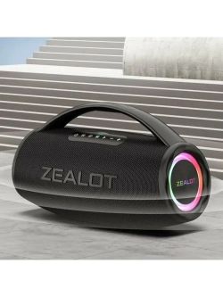 Портативная Bluetooth колонка Zealot S87 80W черный