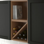 Полка для вина - VADHOLMA IKEA/ ВАДХОЛЬМА ИКЕА,  40х40 см, коричневый