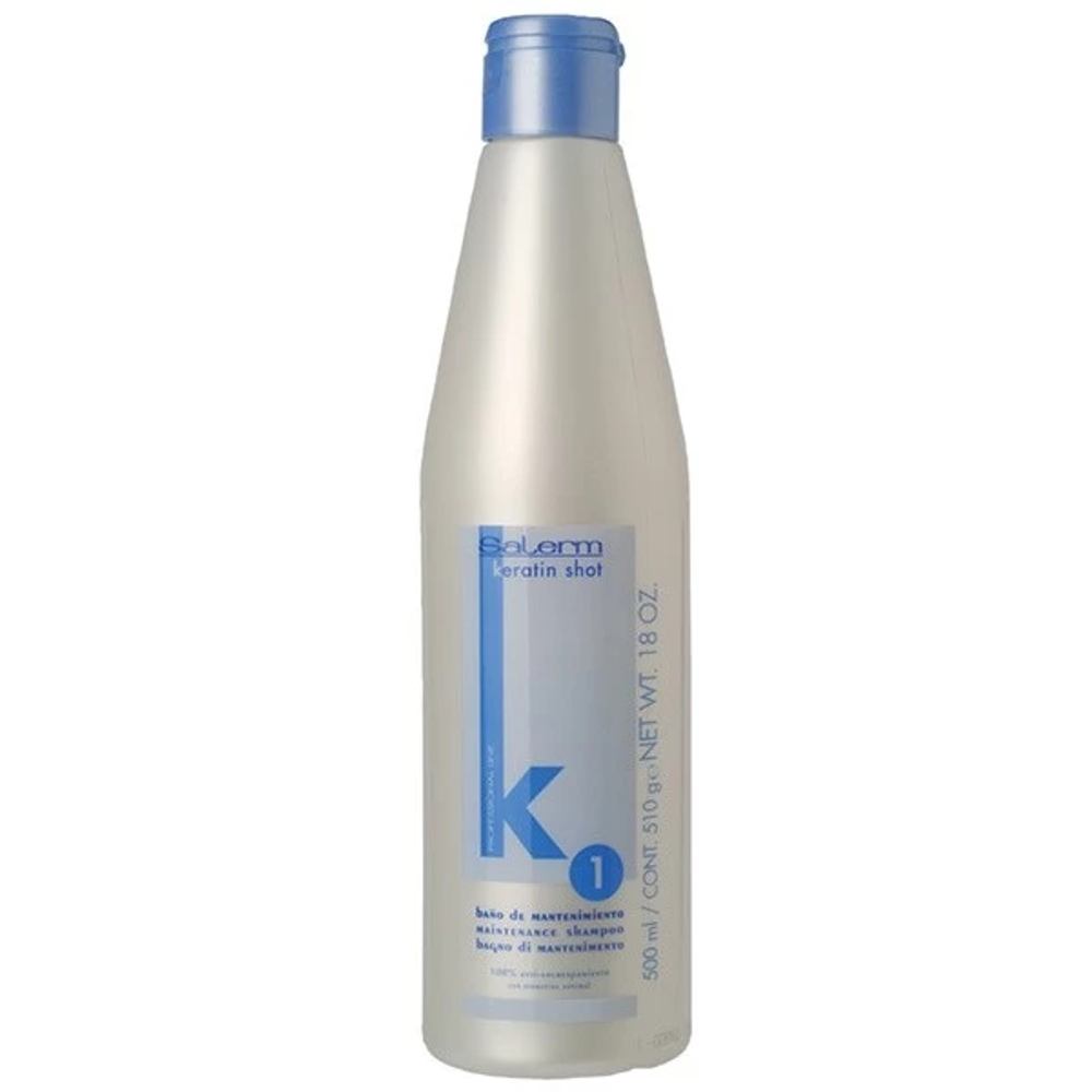 Salerm Keratin Shot Maintenance Shampoo Шампунь Кератиновый уход 500мл.