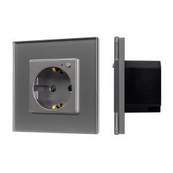 Розетка электрическая с Zigbee управлением SCT-OMALI-EUZB1-PL-GR (240V, 16A, Zigbee) (Arlight, -) 050101