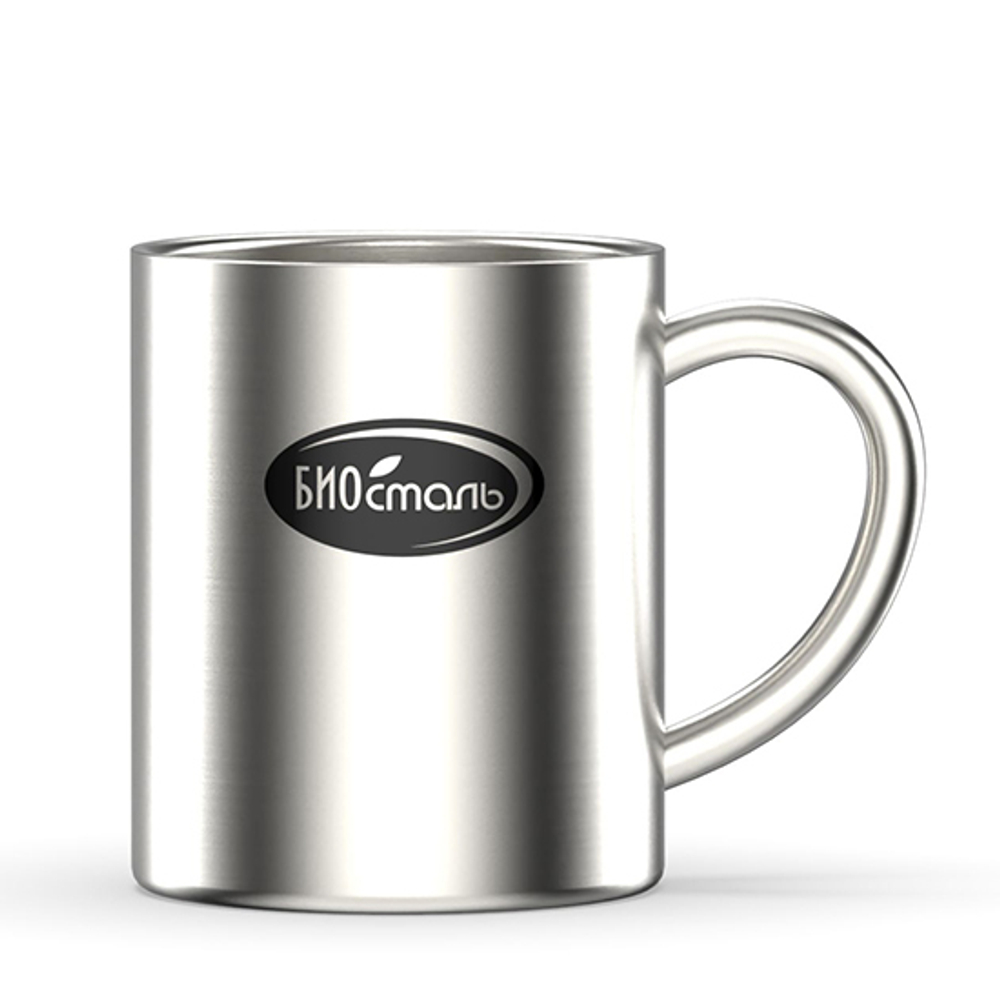 Термокружка Biostal (0,35 литра) c металлической ручкой