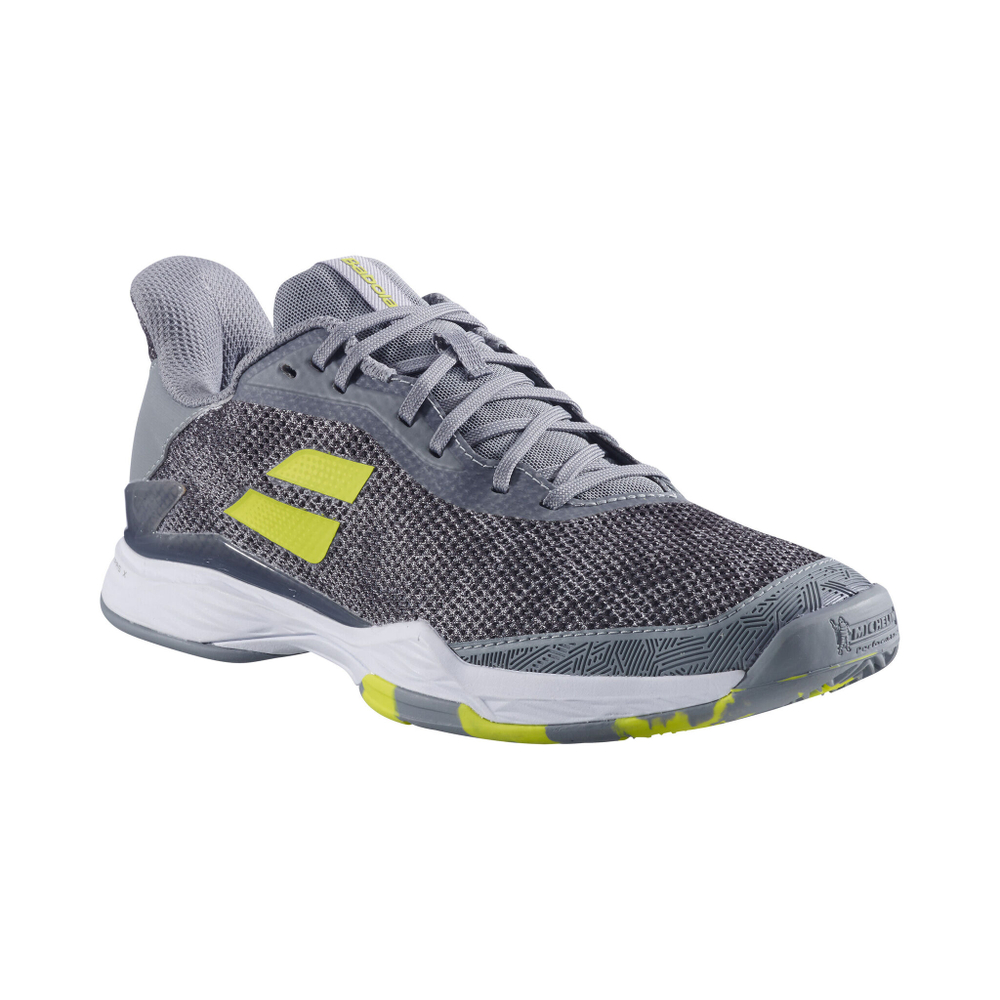 Мужские теннисные кроссовки Babolat Jet Tere Clay Court Shoe Men - Dark Grey, Neon Green