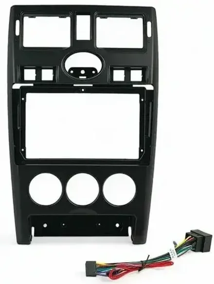 Магнитола для Lada Priora 2007-2013 (рамка черная) - Carmedia OL-9066-1 QLed+2K, Android 13, UIS7870 (DUDU7), CarPlay, SIM-слот