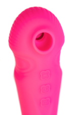 Вибратор-пульсатор Jos Cotox с вакуумной стимуляцией розовый 23 см