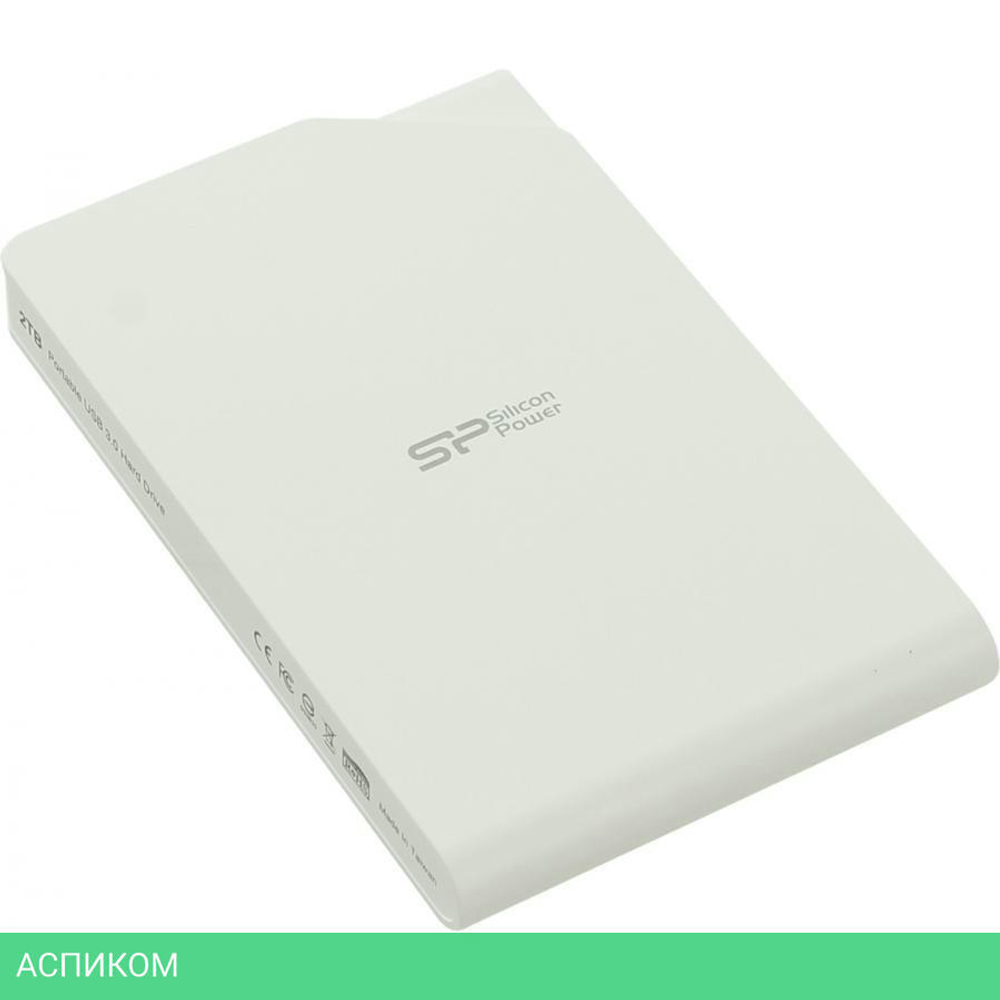 Внешний накопитель Silicon-Power Stream S03 2Tb белый (SP020TBPHDS03S3W)