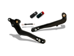 PEC03-RP9L5 CNC RACING SLIDE ADJ. GEAR/BRAKE LEVERS COMP (HM 950)