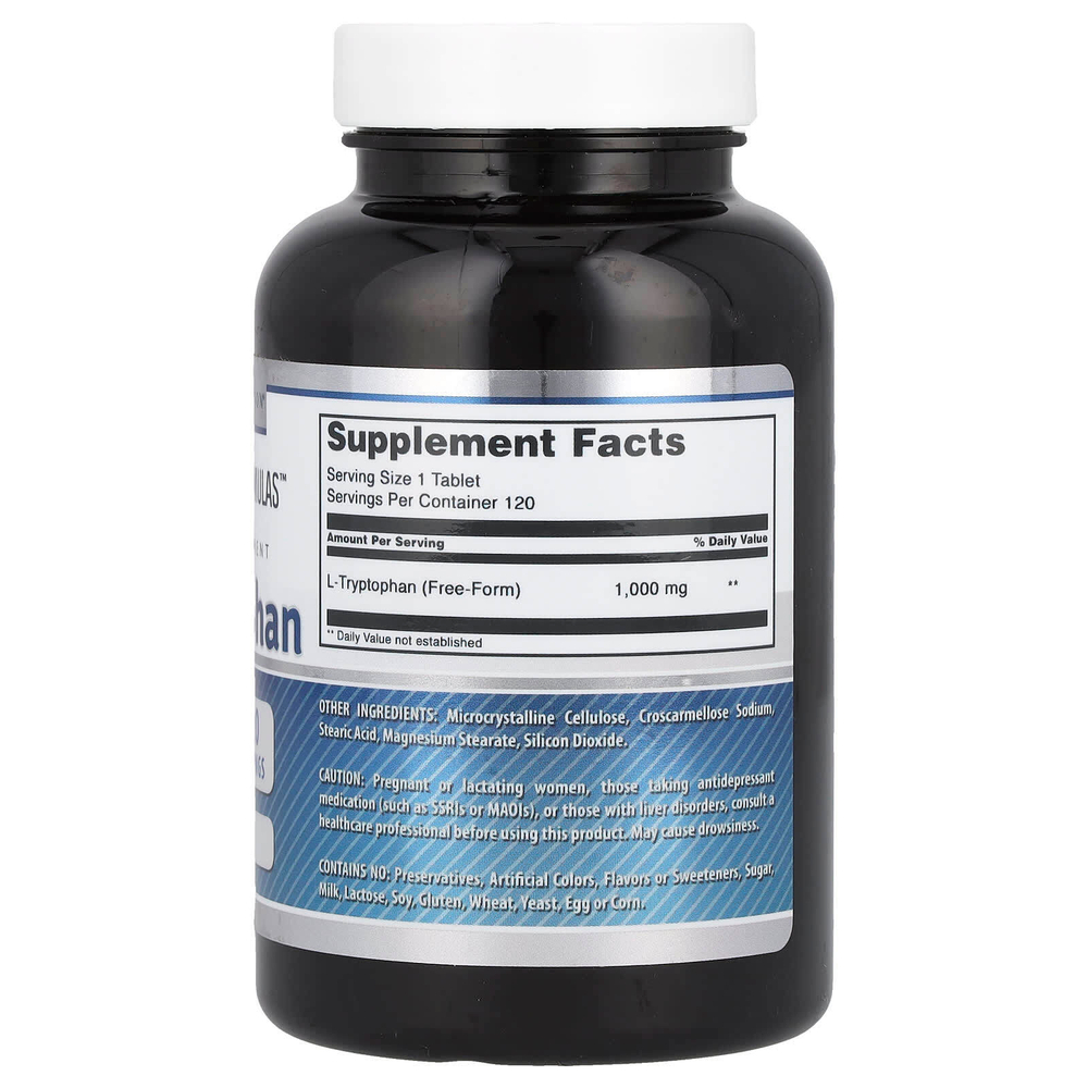 Amazing Nutrition, L-триптофан, 1000 мг, 120 таблеток