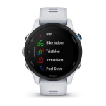 Смарт часы Garmin Forerunner 255 Music с белым ремешком