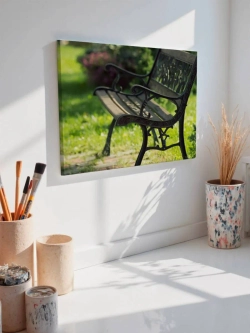 Картина на стену 40 X 50 Скамейка