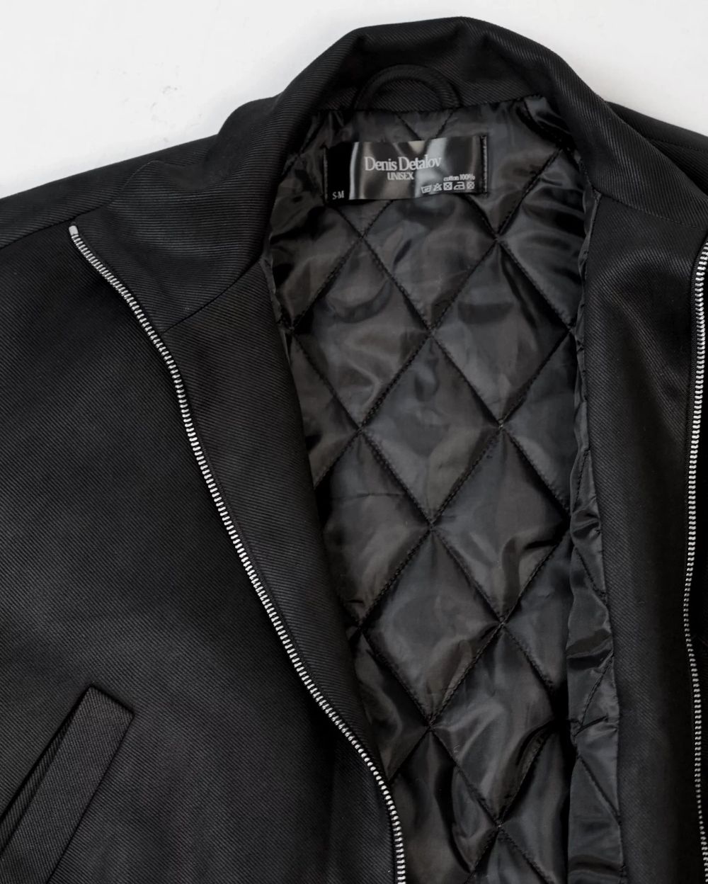 Бомбер Denis Detalov Crop черный