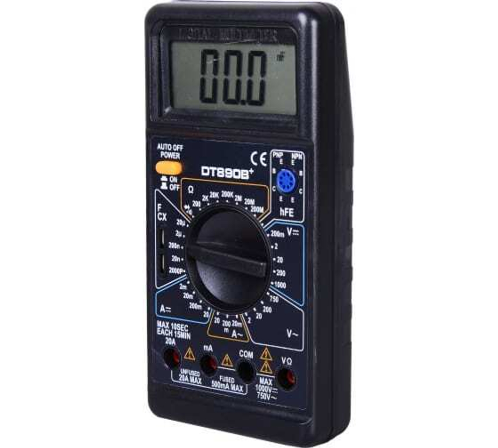 МУЛЬТИМЕТР ТЕК DT 890 В+ 61/10/224
