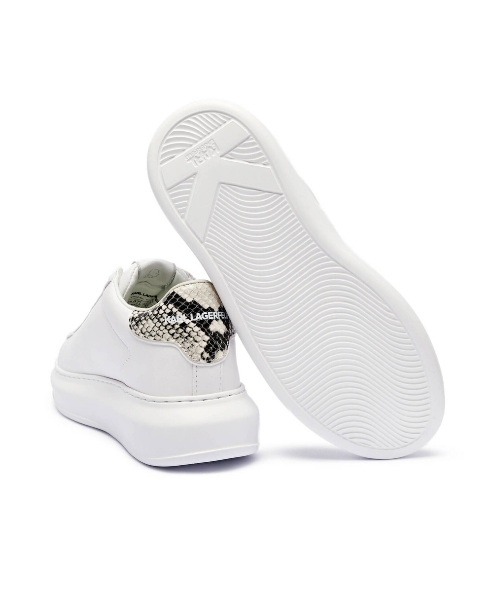 Кожаные кроссовки Karl Lagerfeld - белый(KL62528F)